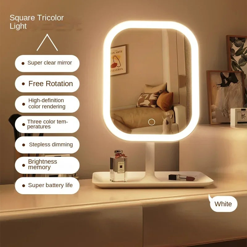 Touch-Control Vanity Mirror